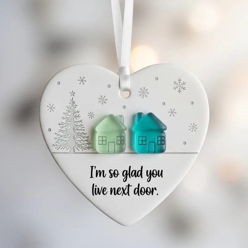Mareya – Décor d'amitié en verre de mer fait main
