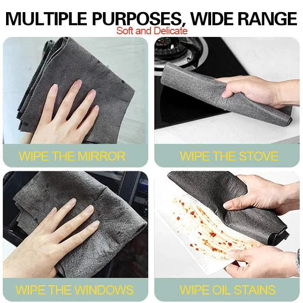 Chiffon en Microfibre CrystalSwipe™ — Transformez Instantanément les Surfaces en Brillance Éclatante et Impeccable