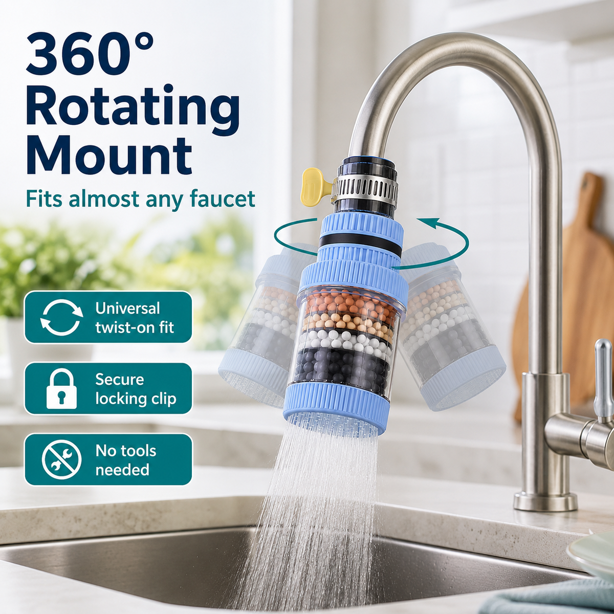 Aquaswift™ — Un Flux d'Eau Pur et Sans Éclaboussures Qui Vous Met Complètement aux Commandes