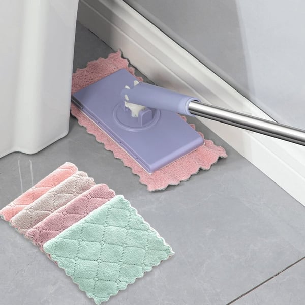 Nettoyant de Sol | Mop Plat avec Tête Rotative à 360° | Remplacement de Pad Sans Contact | MopMate
