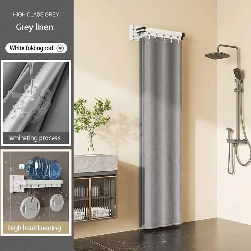 Ensemble de Séparateur de Rideau de Douche Pliable