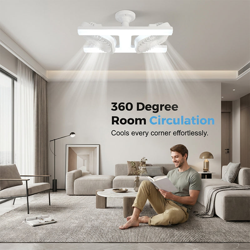 AeroBreeze™ — Commandez votre confort avec chaque brise fraîche, calme et parfaite lueur