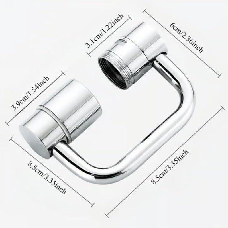 AquaTwist 1440° Extenseur de Robinet Rotatif