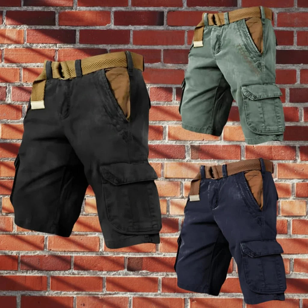 MAVERICK Shorts – Shorts cargo confortables avec de nombreuses poches pour hommes