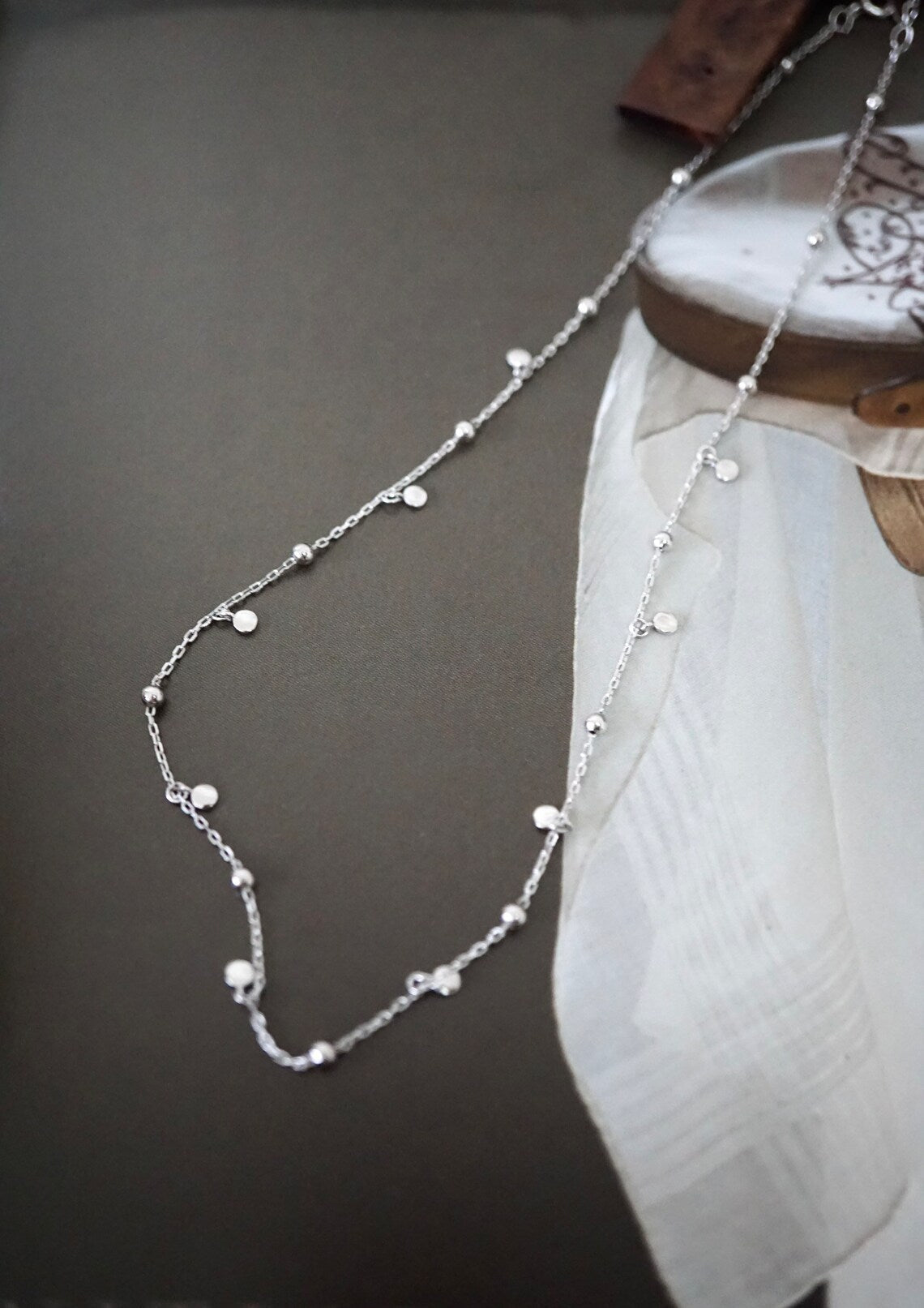 Collier ras du cou en argent