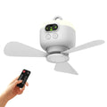 Ventilateur Portable Rechargeable avec LED et Télécommande - BreezeLite
