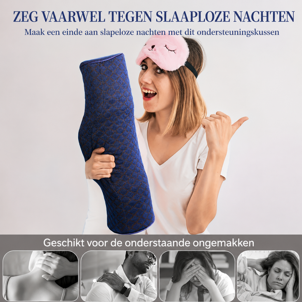 Coussin de Cou - Coussin Ergonomique en Mousse à Mémoire