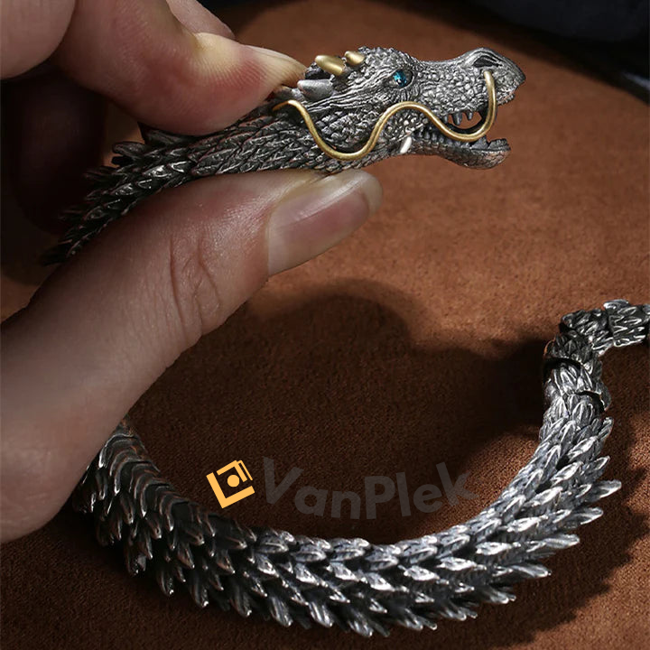 Jewelance™ SilverDragon - Bracelet en Argent Sterling