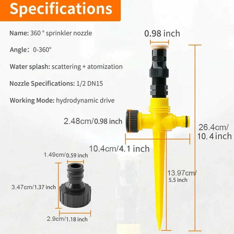 AquaVanta™ Trépied d'Irrigation Rotatif — Maîtrisez Chaque Pouce de Votre Jardin avec une Hydratation Précise et Sans Effort