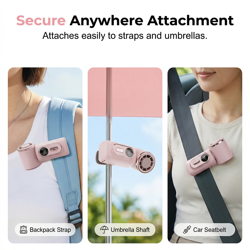 BreezePulse™ — Libérez une fraîcheur instantanée, sans les mains, où que vous alliez