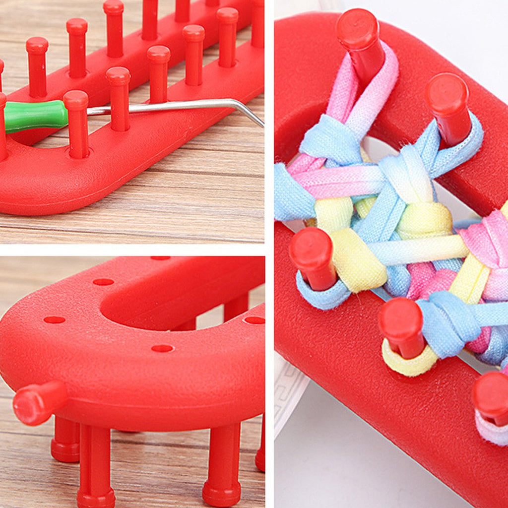 Cadre à Tricoter Sans Aiguilles | Méthode de Enroulement Facile | Design Portable Compact | LoopCraft