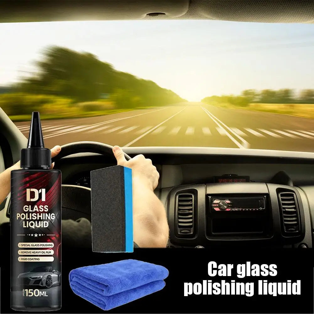 ClariShine™ Liquide de Polissage — Révélez un Verre Impeccable et Cristallin qui Rend Chaque Conduite Plus Sûre