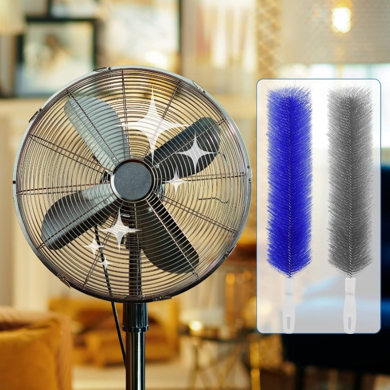 Brosses à Poussière en Microfibre Flexibles – Outils de Nettoyage Réutilisables pour Lames, Vents & Stores