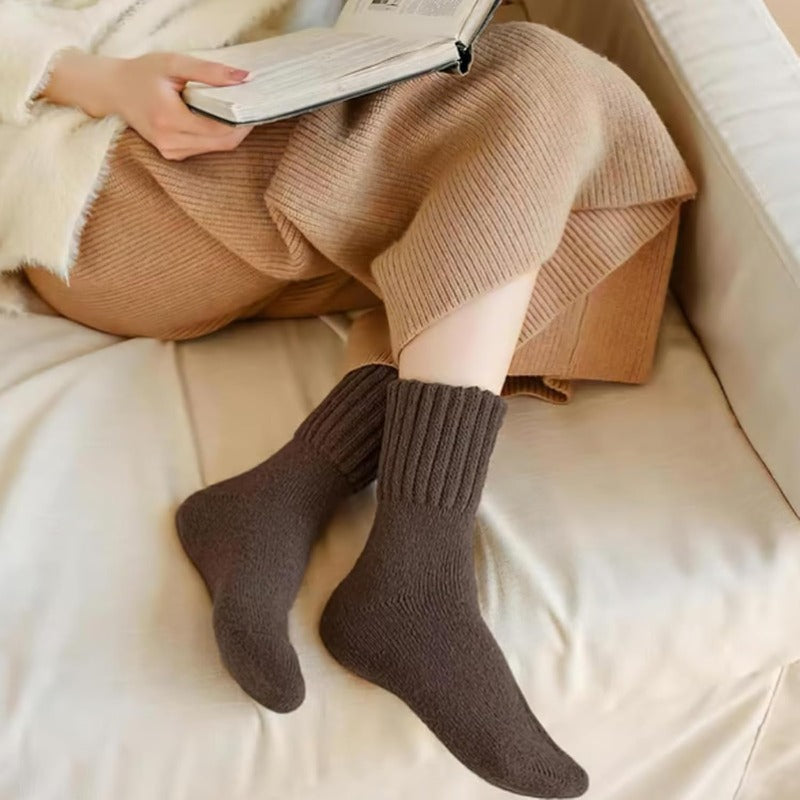 Chaussettes Thermiques en Mélange de Laine