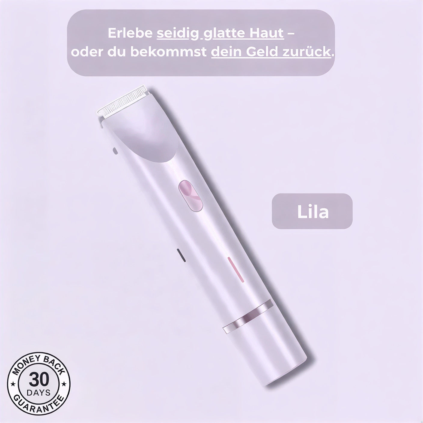 SeidenGlanz™ | Rasoir pour femmes 2 en 1 pour une peau lisse et soignée