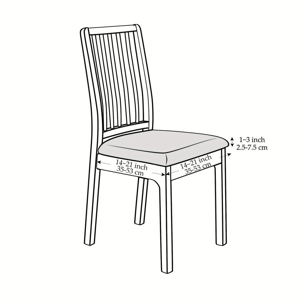 Housses de Chaise ChicShield – Protection Élégante pour Chaises de Salle à Manger