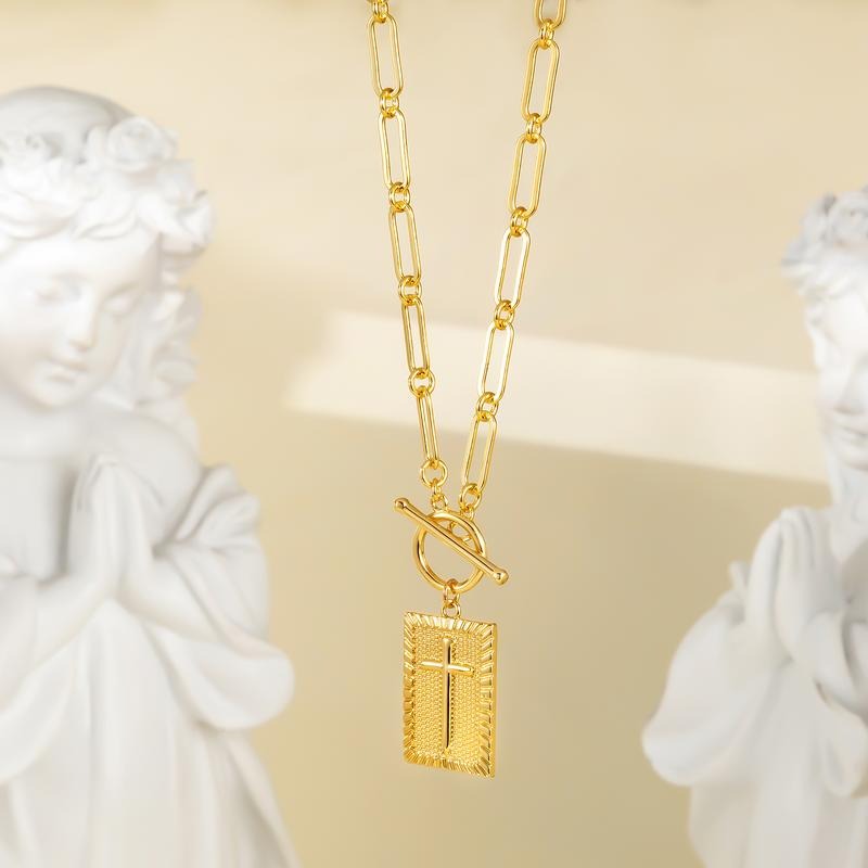 Chaîne en Papier Clips Plaquée Or 14K