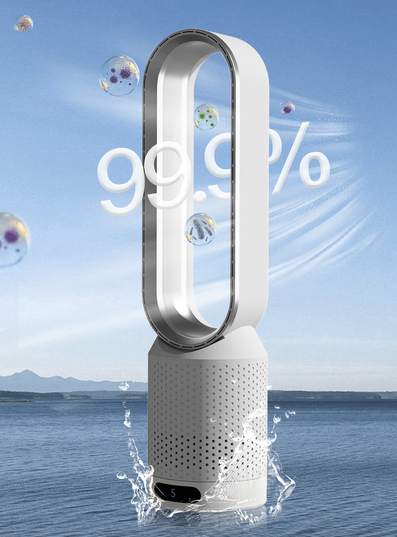 AEROBREEZE – Refroidisseur d'air 3-en-1 pour un air intérieur sain et un rafraîchissement agréable