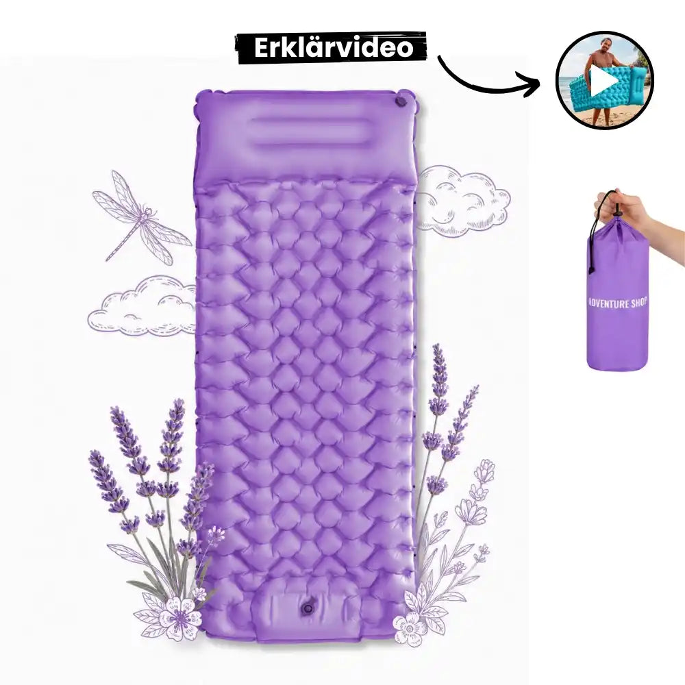 Matelas de sol ultraléger et compact - parfait pour les déplacements