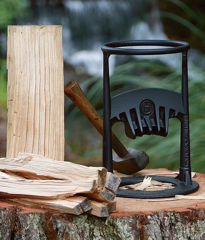 Holzknack – Fendeur de bois sûr et sans effort pour cheminée et extérieur