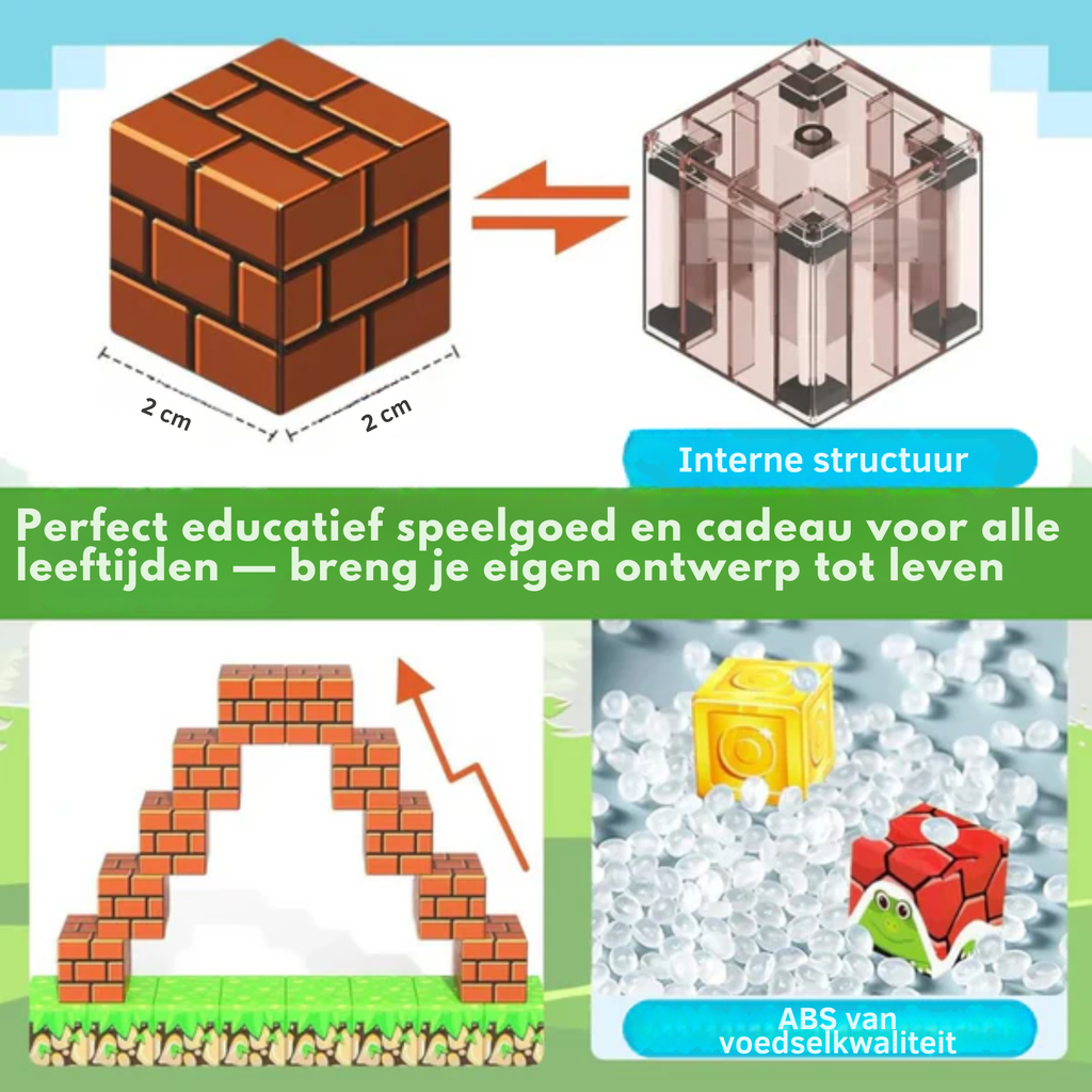 MineBlocks - Ensemble de construction magnétique Minecraft