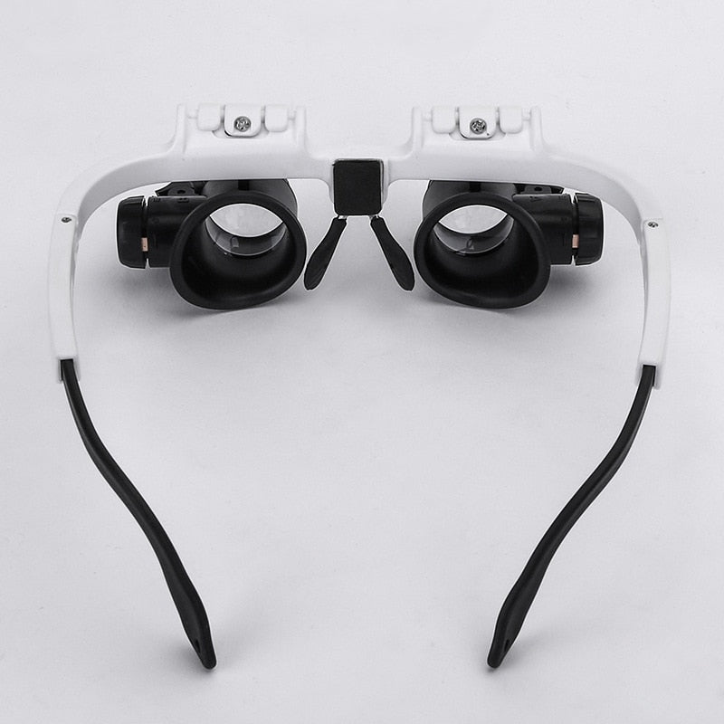 Loupe Professionnelle pour Bijoutiers – Loupe LED avec Lentilles 8x, 15x, 23x