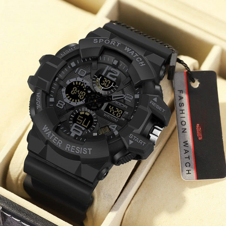 Équipement d'Aventure | Montre Digitale Militaire avec Design Étanche | Montre Durable pour Les Passionnés de Plein Air