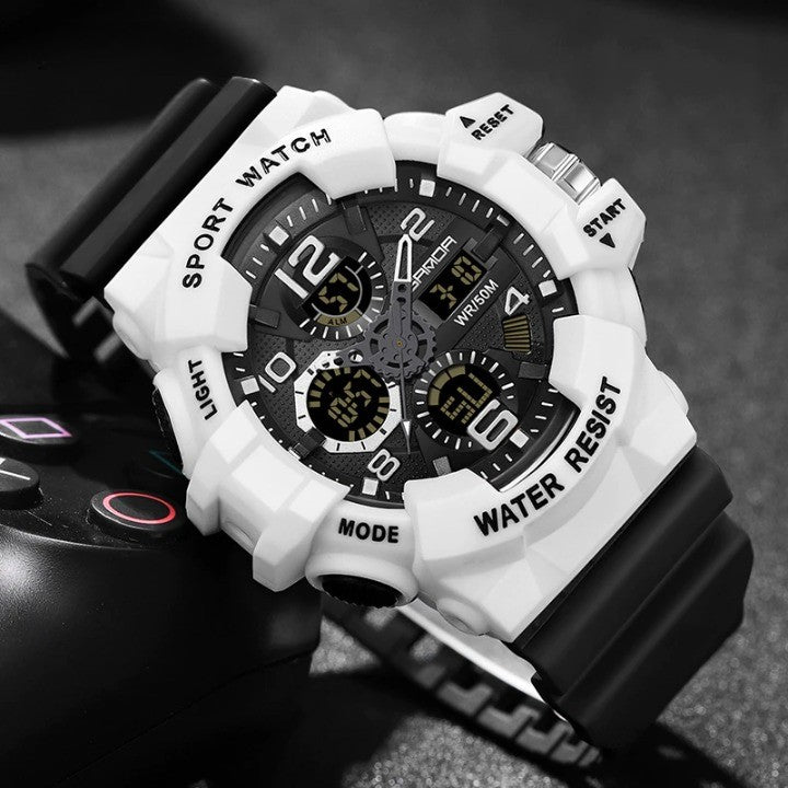 Équipement d'Aventure | Montre Digitale Militaire avec Design Étanche | Montre Durable pour Les Passionnés de Plein Air