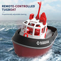 Tugboat Aventure | Bateau RC avec Double Moteurs et Contrôle à Longue Portée | Design Durable pour des Jeux Aquatiques Palpitants