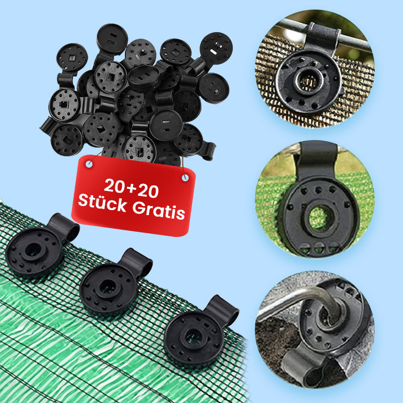 20+20 GRATUIT | SchutzClip - Pince à filet de protection solaire [Dernier jour de réduction]