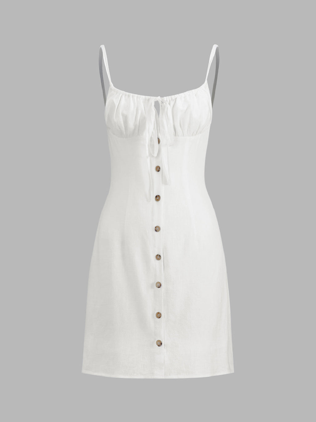 Robe Mini Unie en Lin Darling