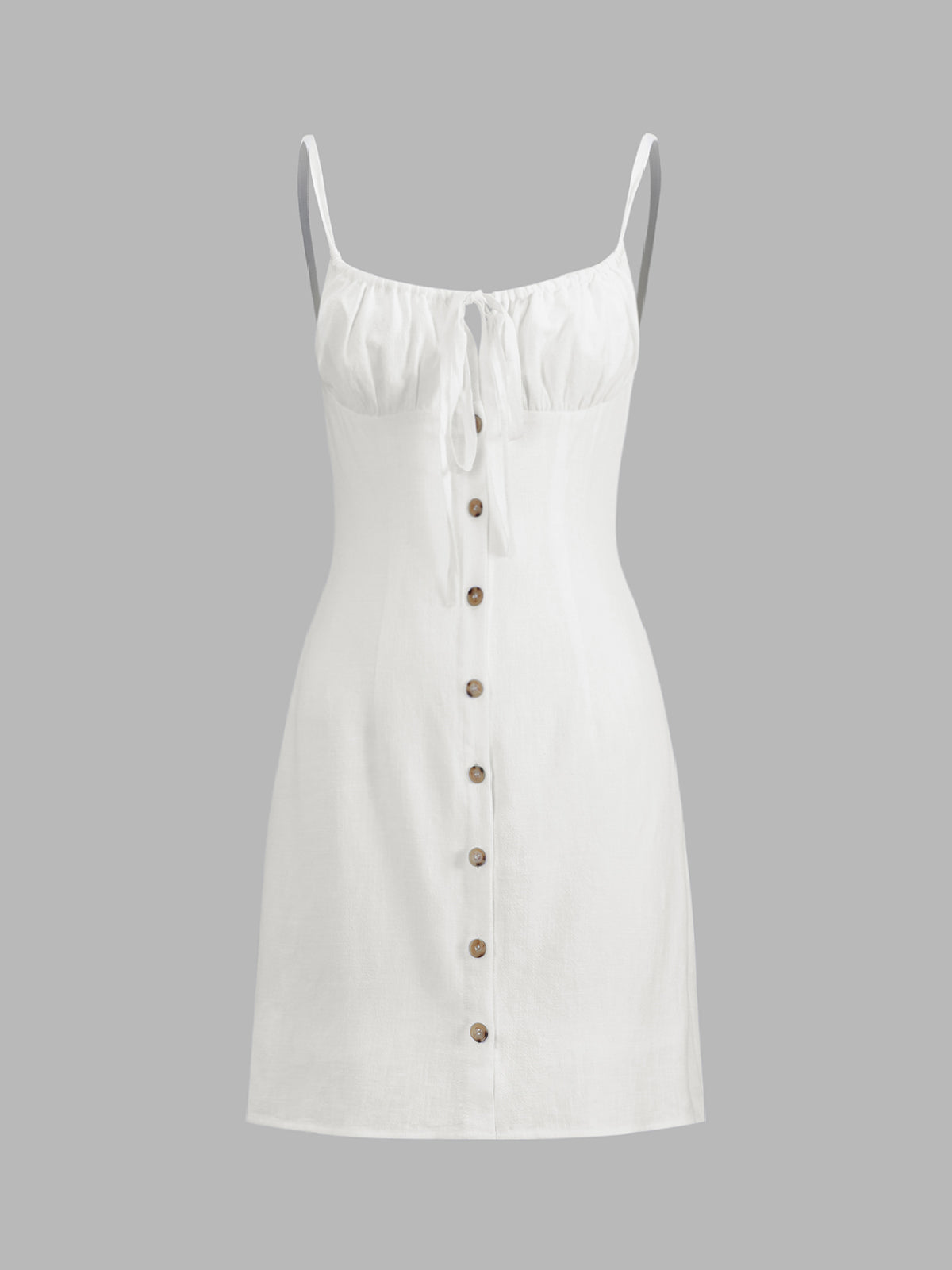 Robe Mini Unie en Lin Darling