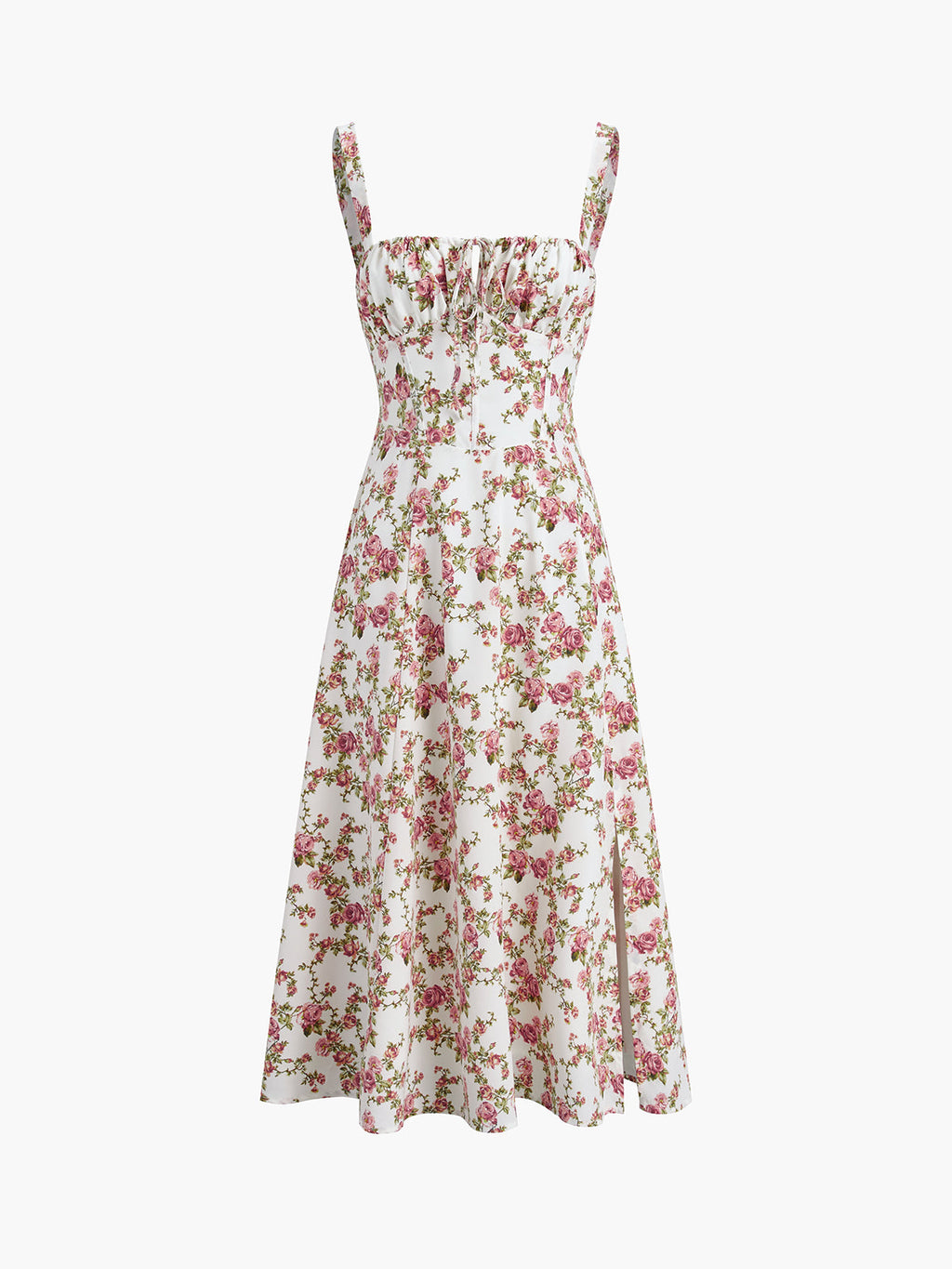 Robe Midi Fleurie Rosebud