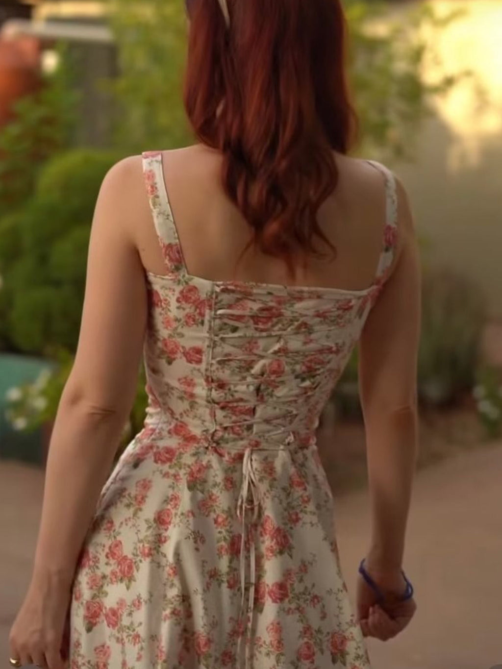 Robe Midi Fleurie Rosebud