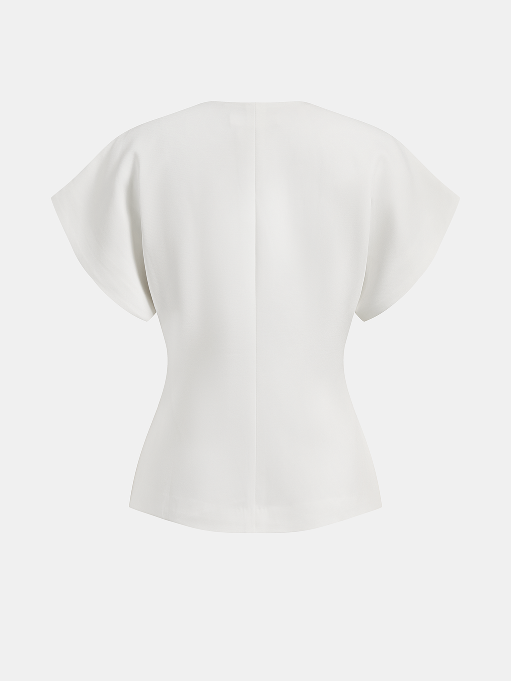 Blouse à Boutons Tendance Col V