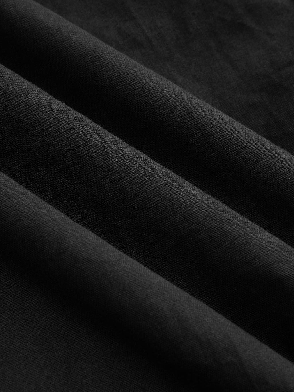 Robe Longue Sans Manches en Coton avec Poches Découpées
