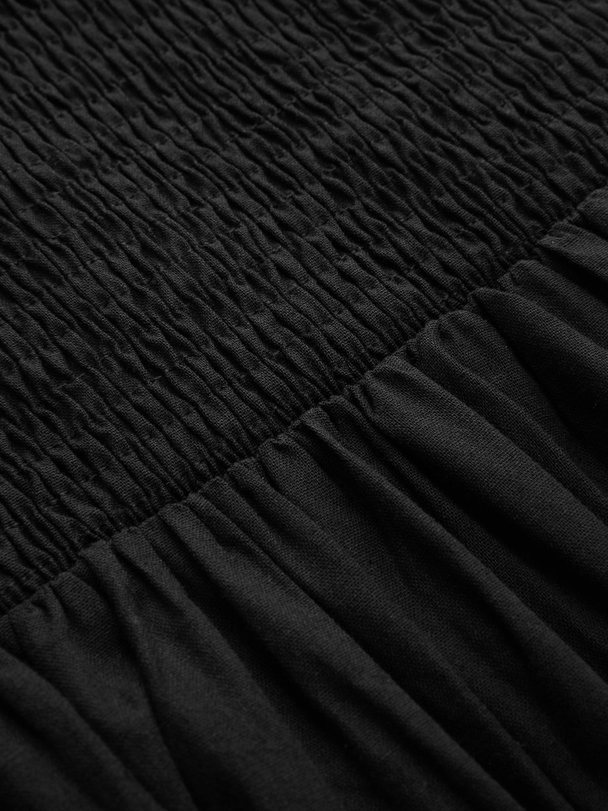 Robe Longue Sans Manches en Coton avec Poches Découpées
