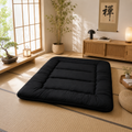 Lit de sol japonais, matelas futon épais de 4 pouces, tapis de sommeil tatami pliable, lit de sol roulable pour adultes et enfants
