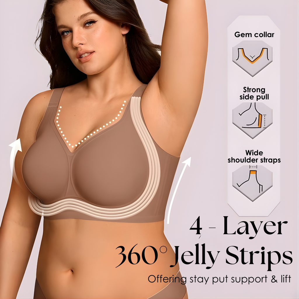 Softella – Soutien-gorge sans fil à 4 couches en gel