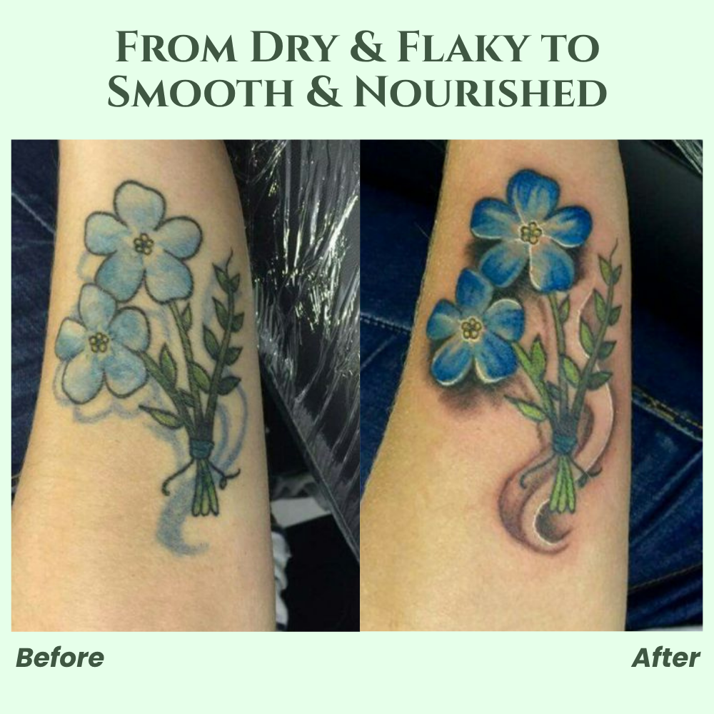 InkGlow™ – Éclaircissez, Soignez et Fixez la Couleur de Votre Tatouage