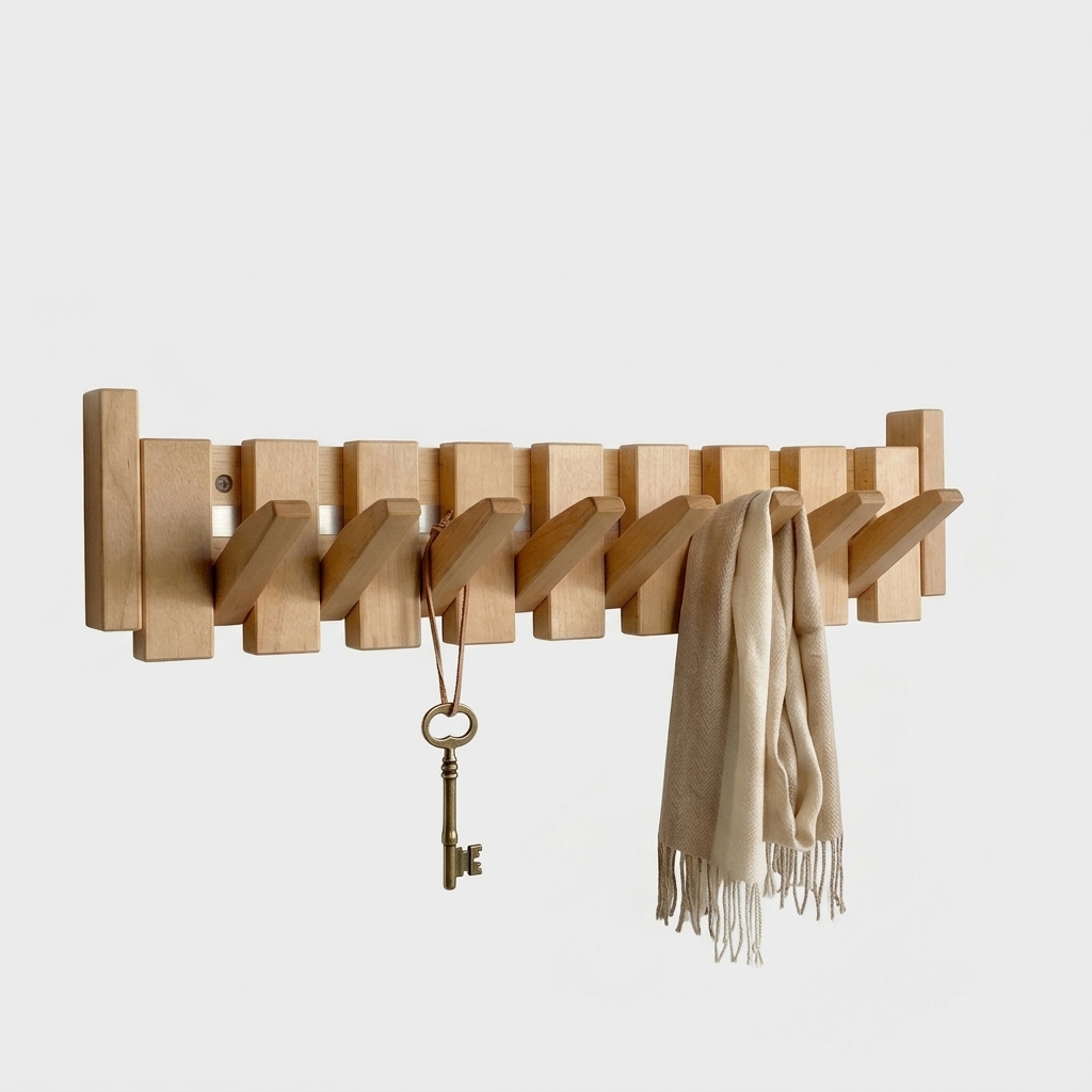 Porte-Manteau Piano en Bois