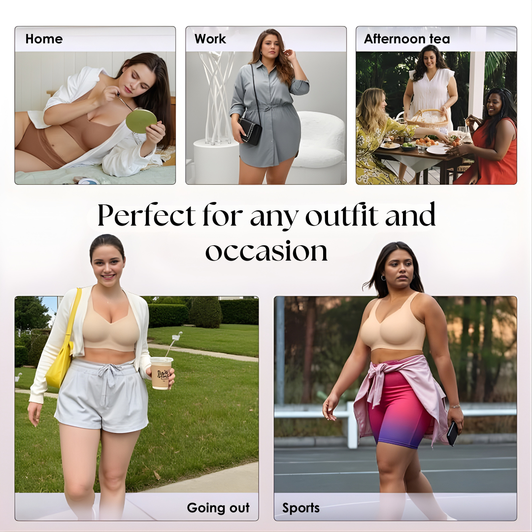 Softella – Soutien-gorge sans fil à 4 couches en gel