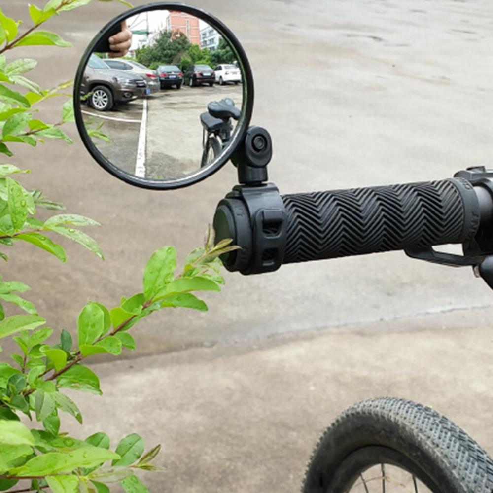 Miroir de Vélo Réglable à 360° Guidon Miroir Rétroviseur Rond Ovale Sécurité | Sansoti