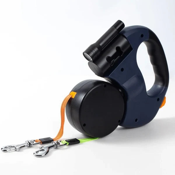 Laisse pour chien - Laisse anti-emmêlement double - Pawtrexo