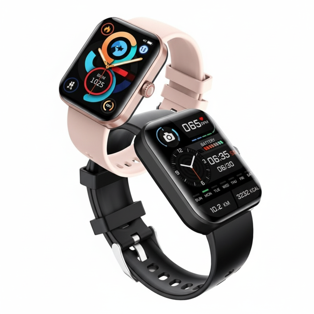 Moniteur de Glucose Non-Invasif Montre Intelligente pour iOS & Android