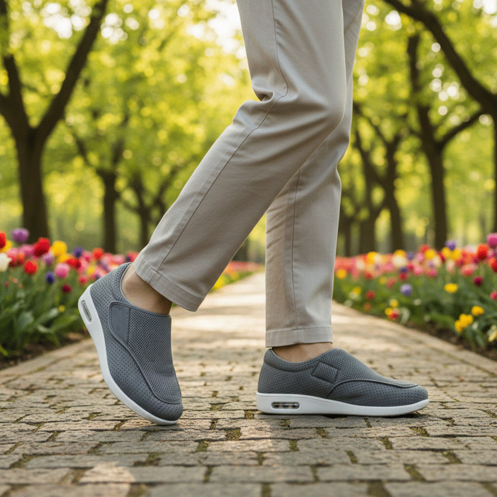 SWELLCOMFORT – Chaussures pour diabétiques avec mousse à mémoire et design Zero-Drop