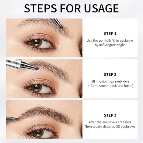 EyebrowPen 1+1 GRATUIT : Stylo à sourcils Microblading 3D Waterproof