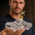 Skanto | Décanteur de Whisky Mustang | Design Mustang | Verre Fait Main