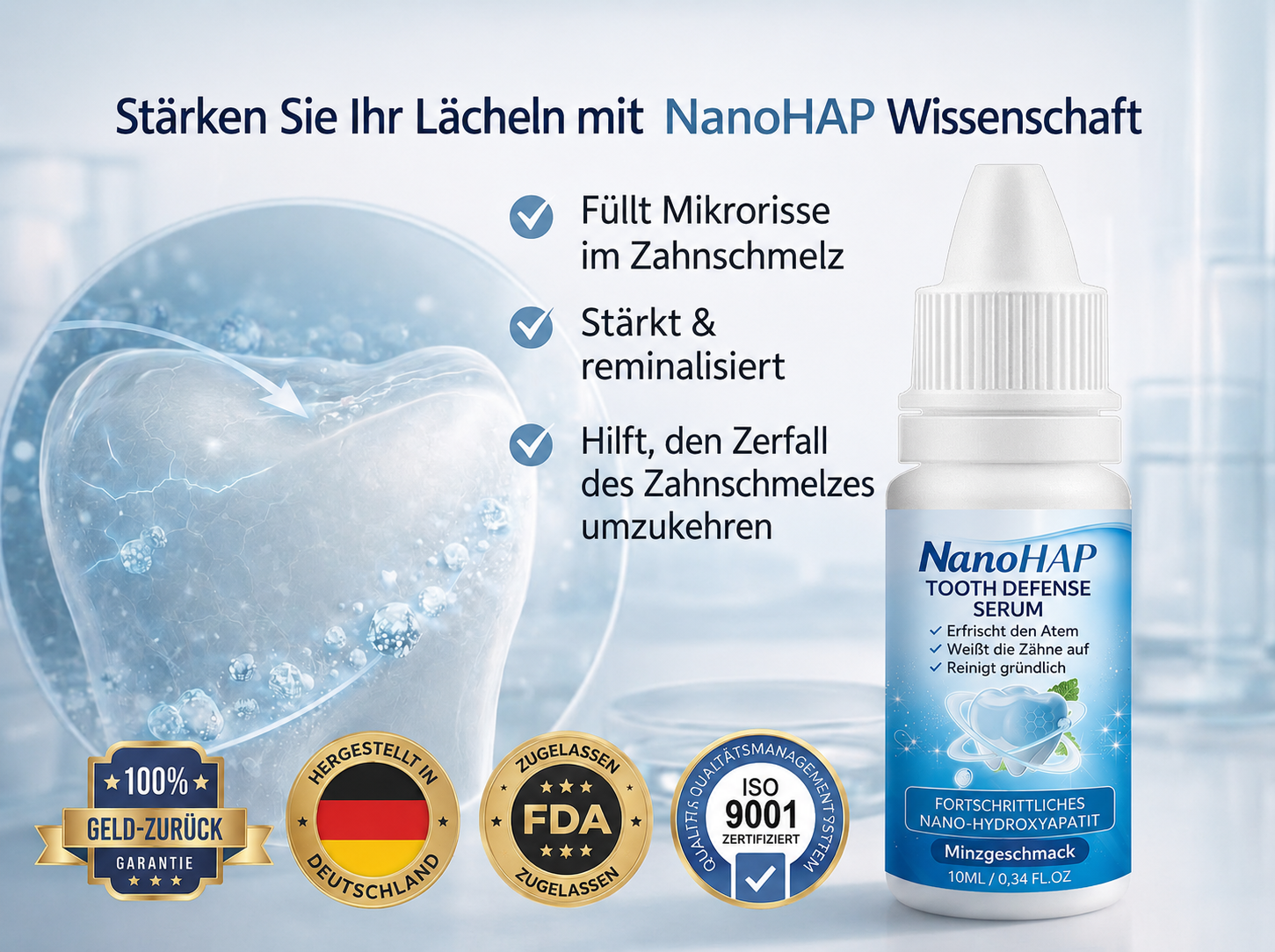 LBMLB™ | NanoHAP Sérum de Protection Dentaire