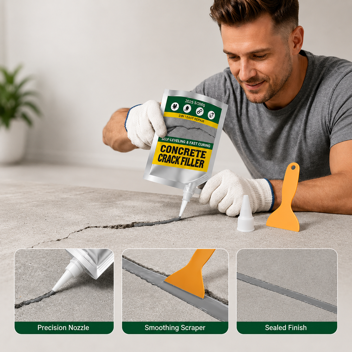 Crackora™ — Verrouillez la résistance du béton à vie et éliminez les fissures pour de bon